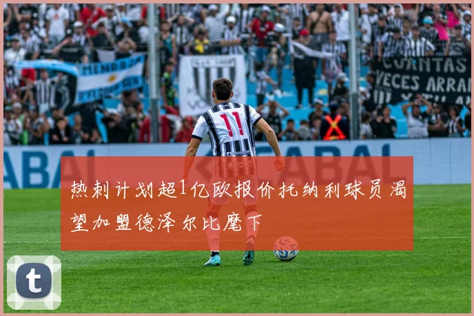 热刺计划超1亿欧报价托纳利球员渴望加盟德泽尔比麾下